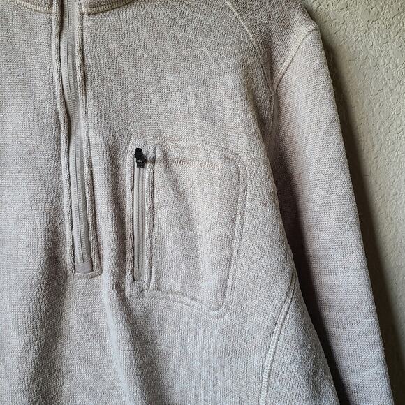 Woolrich Quater Zip Men's Pullover Sweater Size L - Picture 2 of 9
